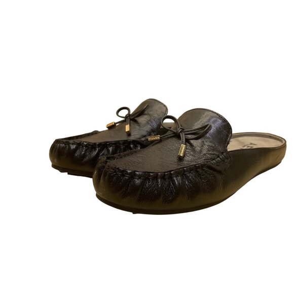 Aerosoles Women’s Black Leather Slip-On Moccasins Cody Moccasin Mules Size 7M - Picture 3 of 8